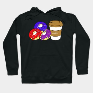 donuts and coffee Hoodie